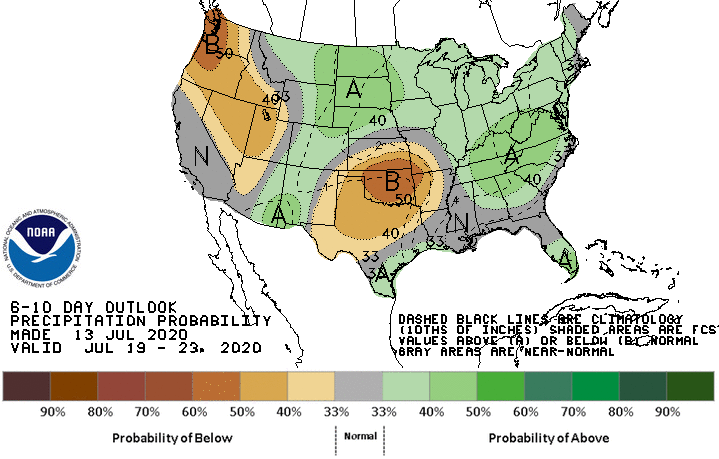 6-10 Day Precipitation Probability Outlook
